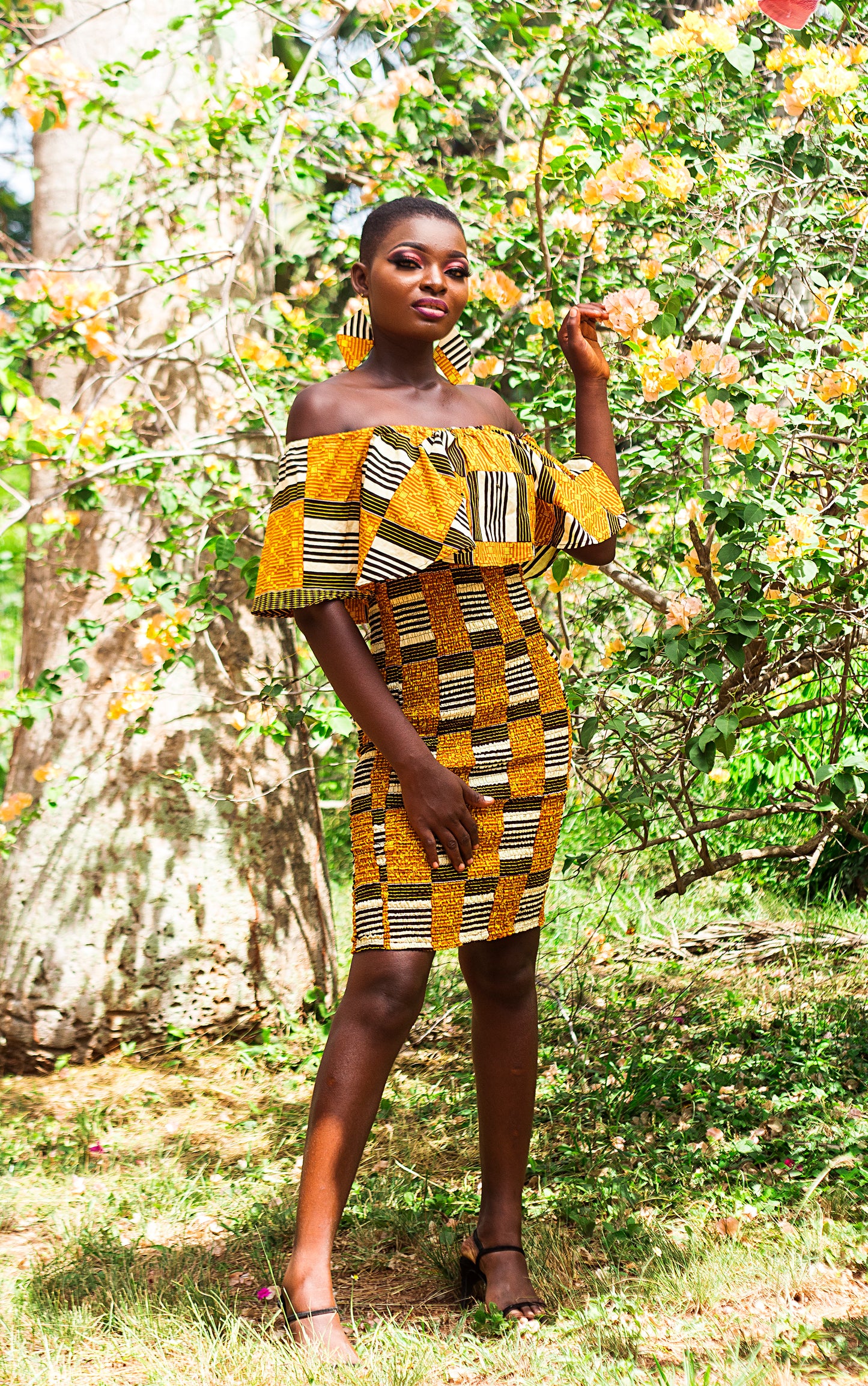 Asante Midi Dress - House of Amara