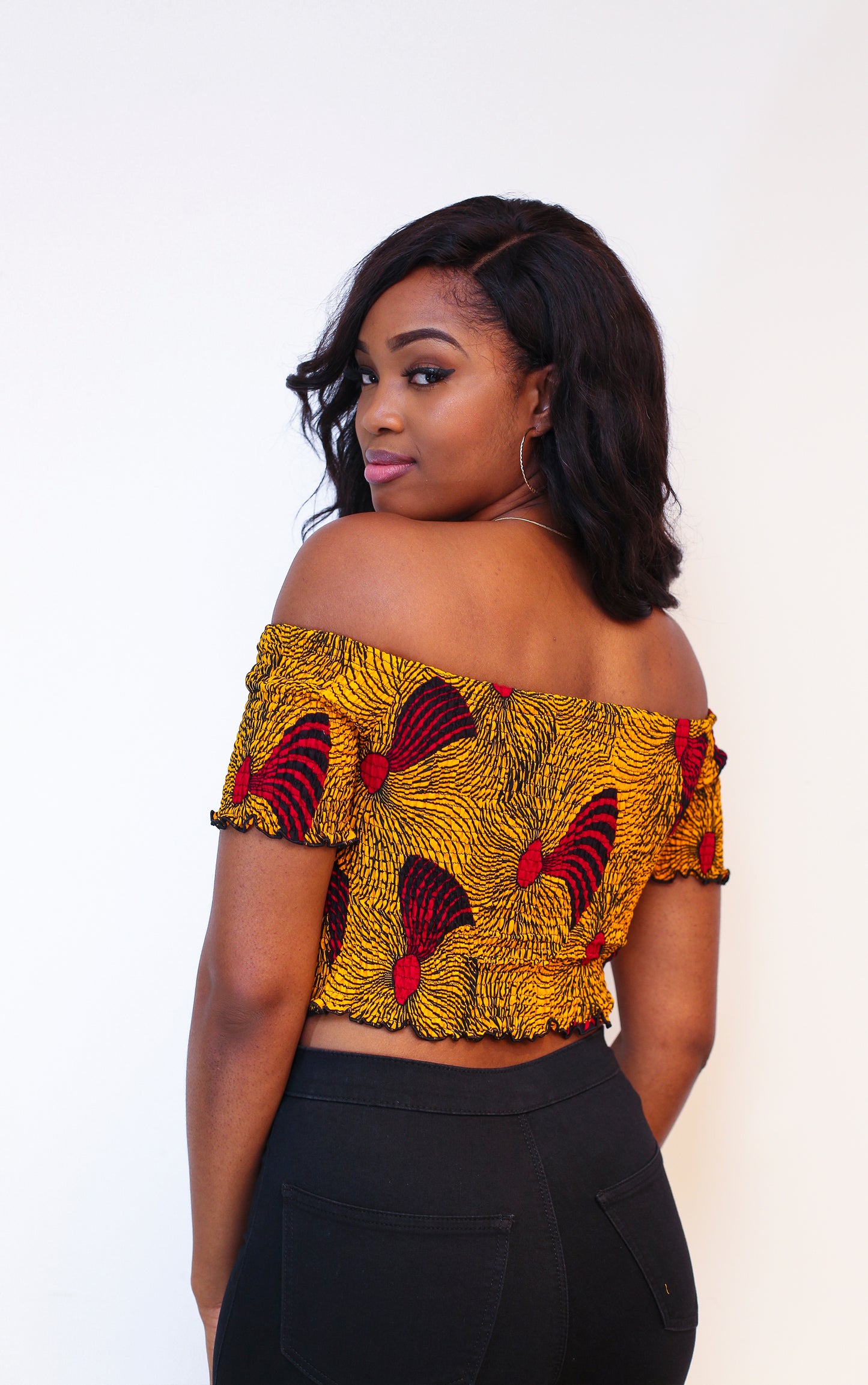 Kioni Bardot Top Red - House of Amara