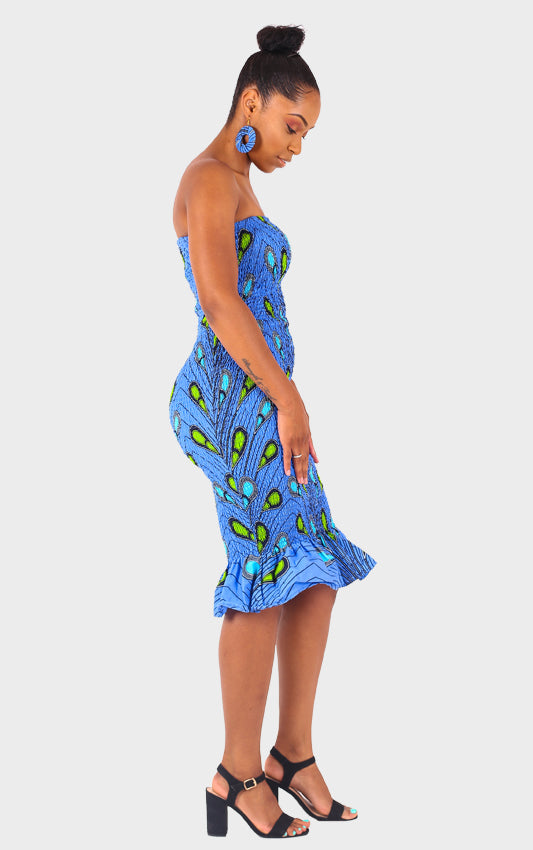 Leylah Bandeau Dress - House of Amara