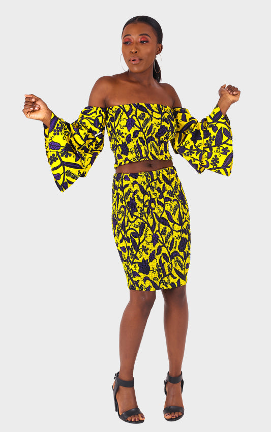Lulu Flare Sleeve Top - House of Amara