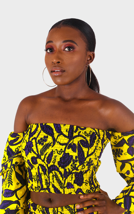 Lulu Flare Sleeve Top - House of Amara