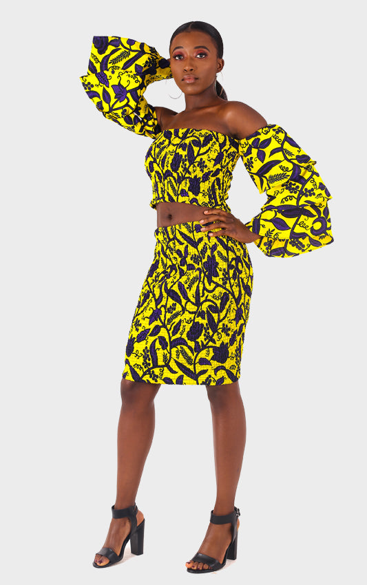 Lulu Flare Sleeve Top - House of Amara