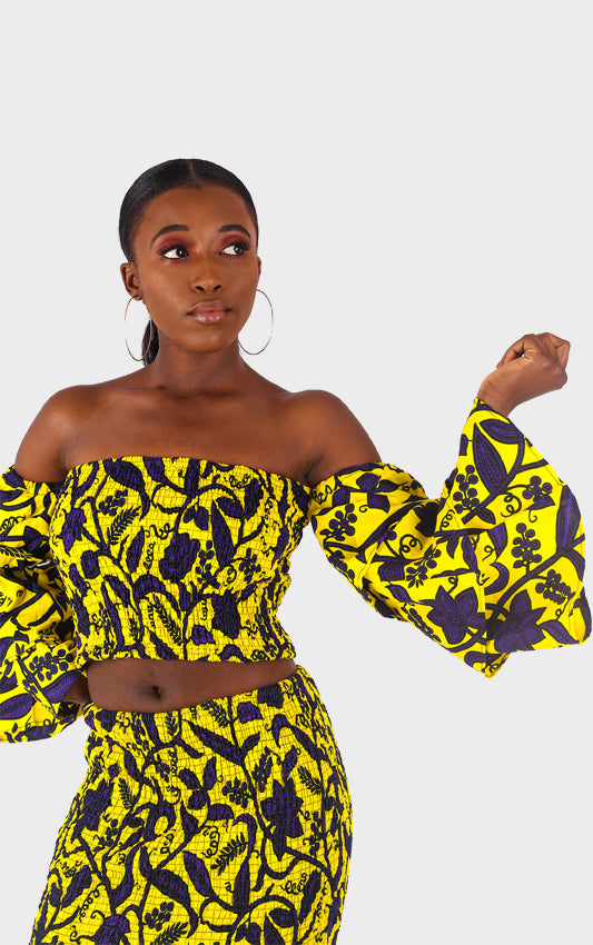 Lulu Flare Sleeve Top - House of Amara