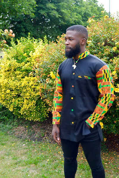 Nana Black Long Sleeve Shirt - House of Amara