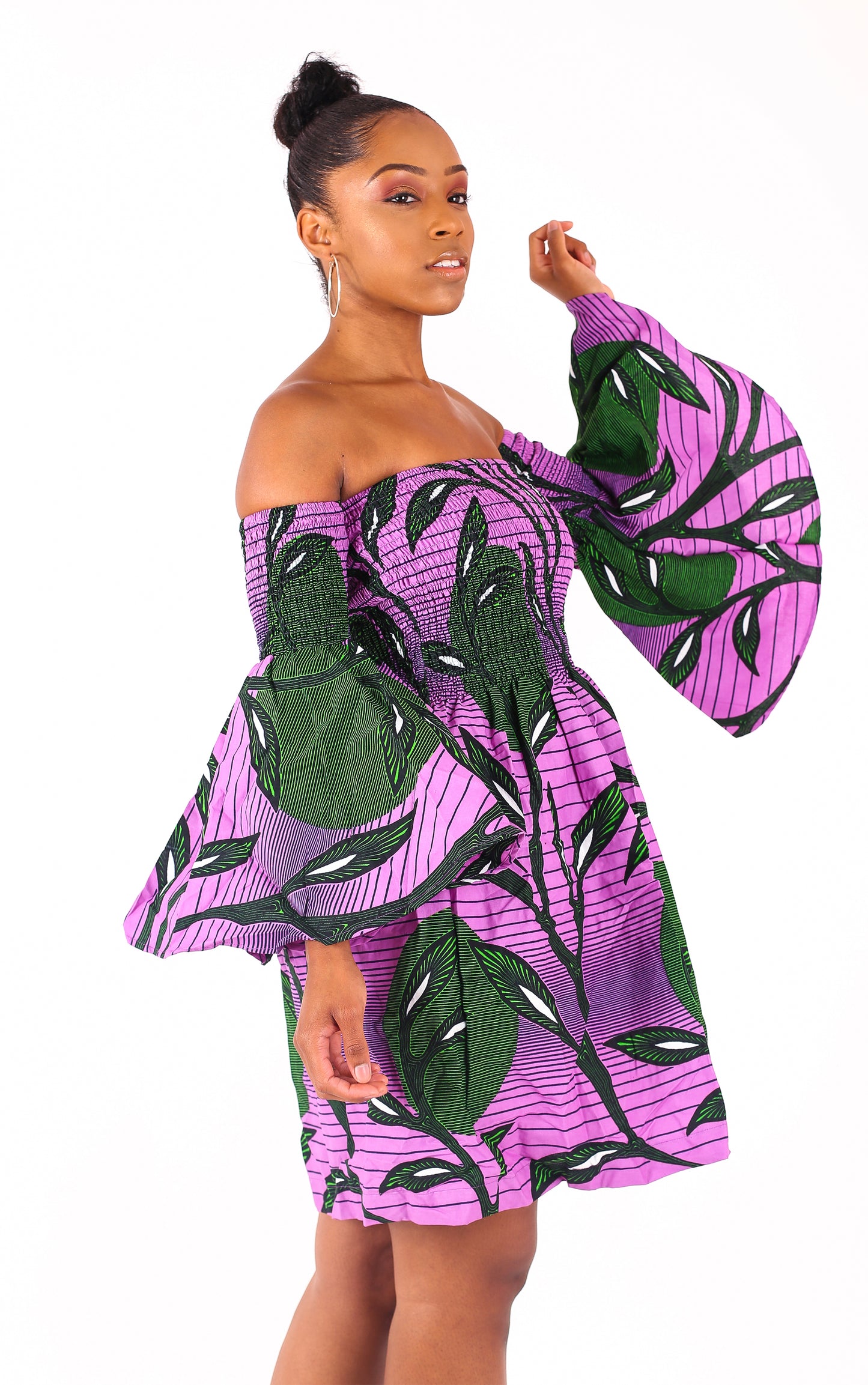 Nala Bardot Mini Dress - House of Amara