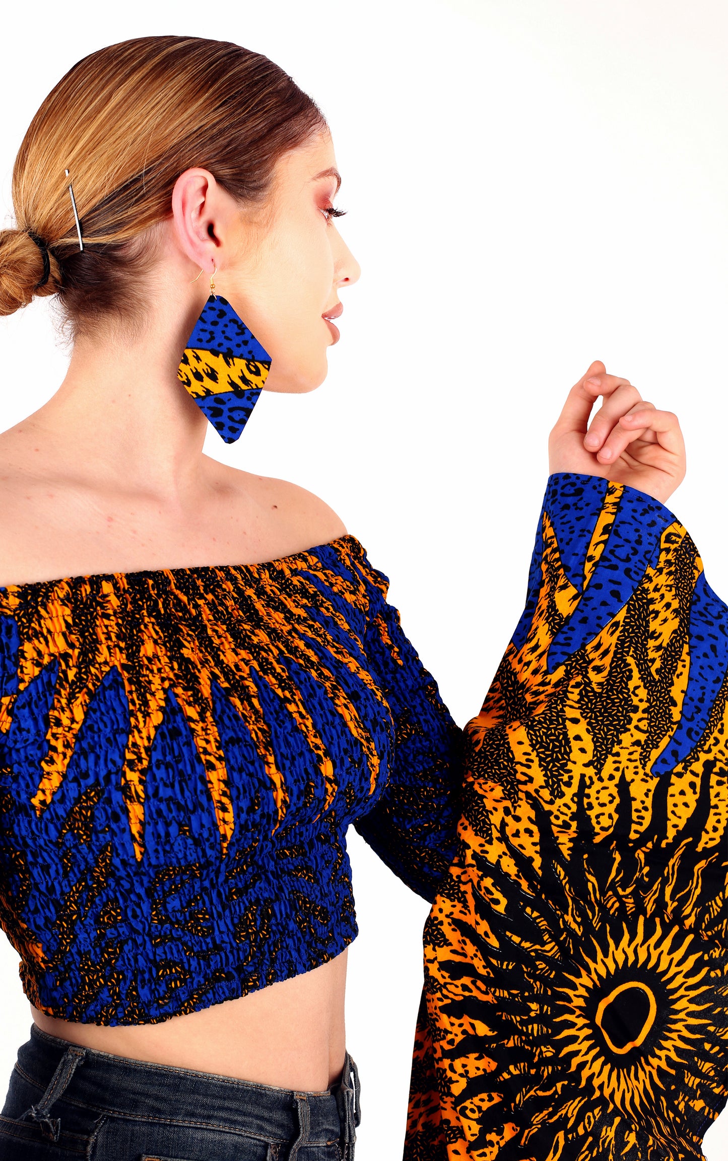 Zahra Diamond Shape Earrings - House of Amara