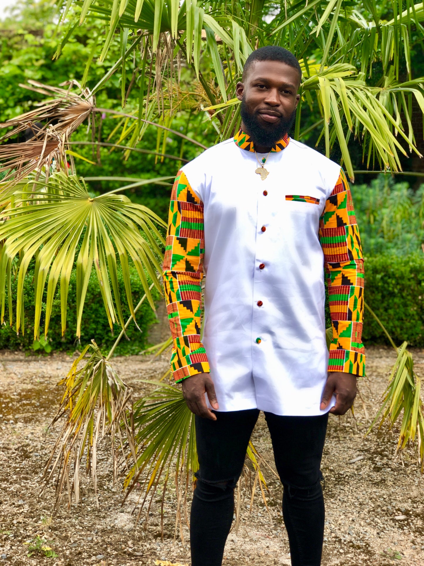 Nana White Long Sleeve Shirt - House of Amara