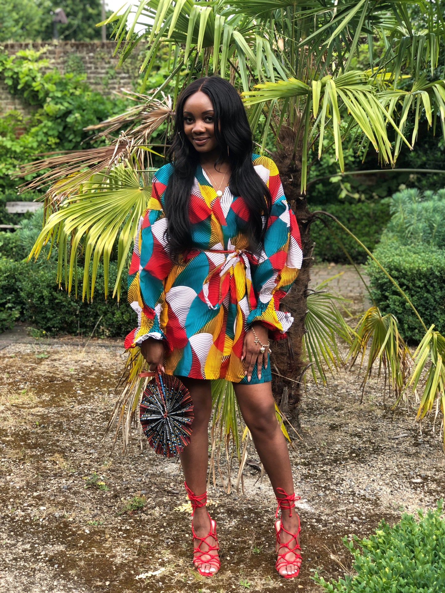 Xolani Oversized Wrap Mini Dress - House of Amara