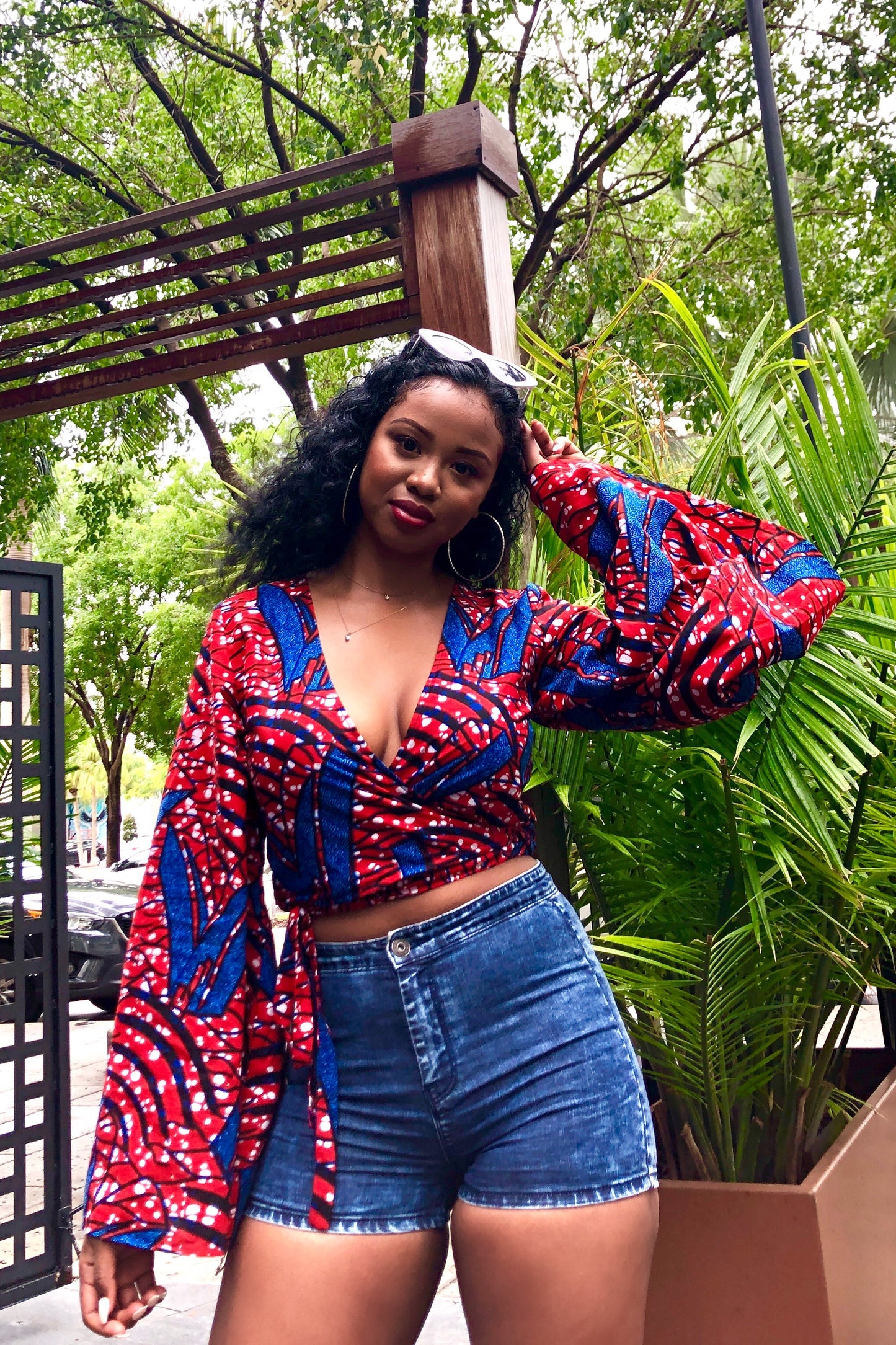 Araba Wrap Top - House of Amara