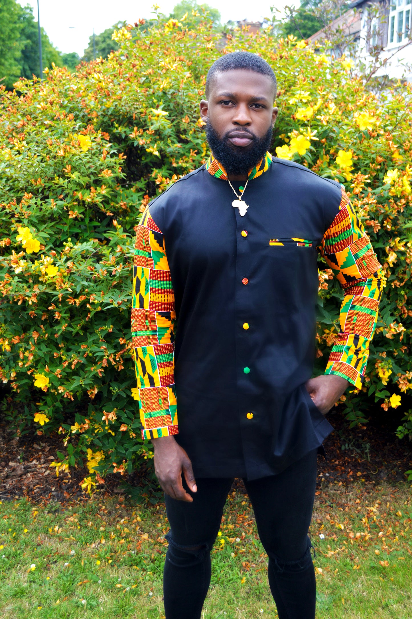 Nana Black Long Sleeve Shirt - House of Amara