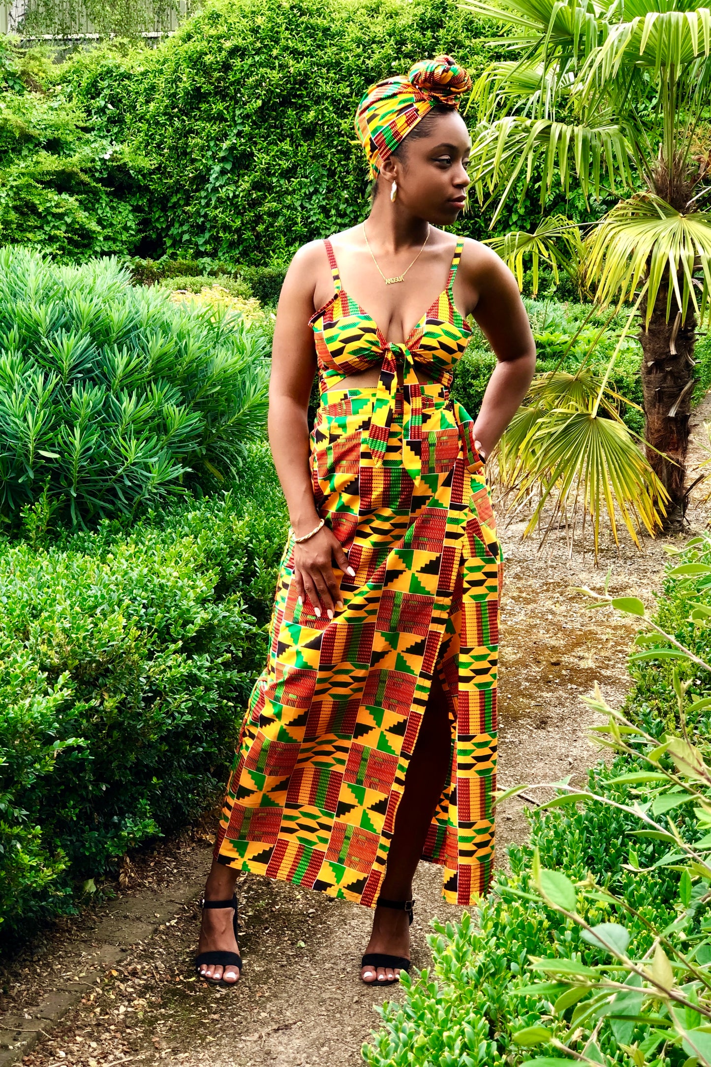 Nana Wrap Maxi Skirt - House of Amara